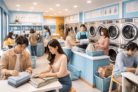 paket bisnis laundry self service